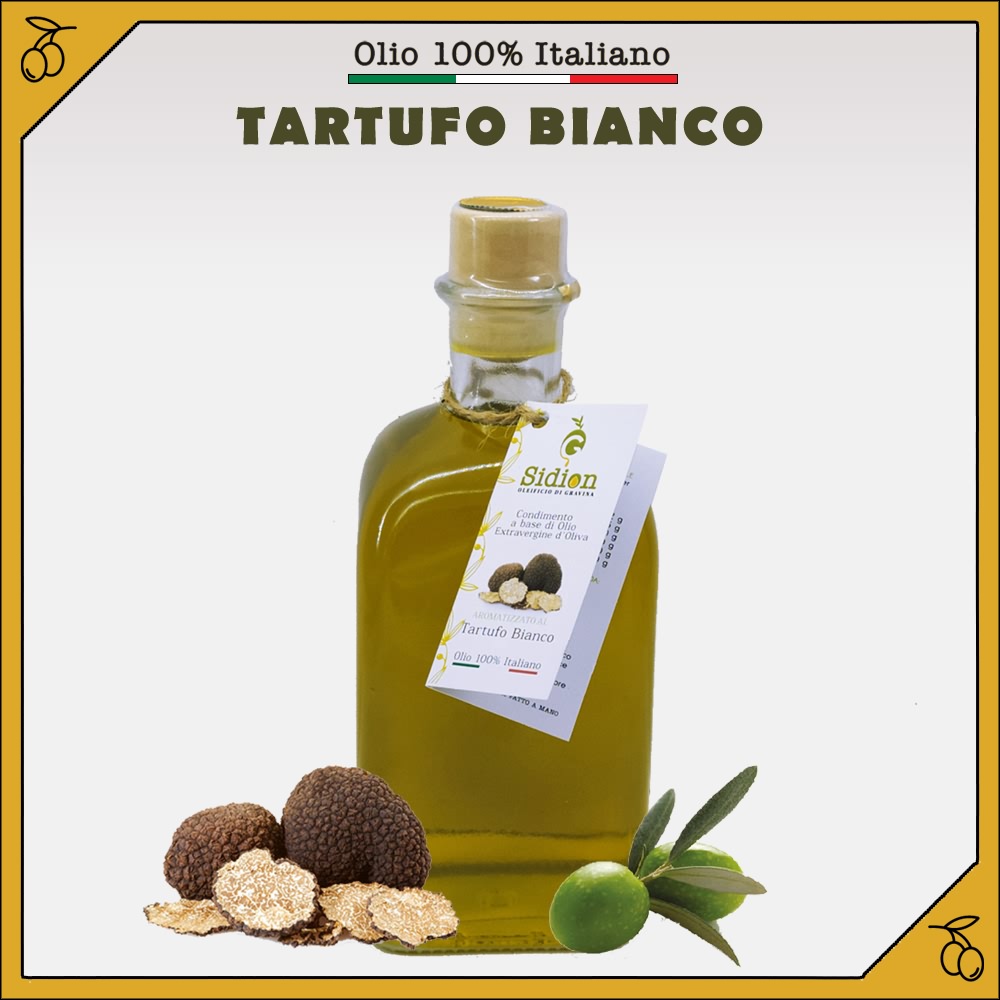 Olio aromatizzato al Tartufo
bottiglia da 500 ml
