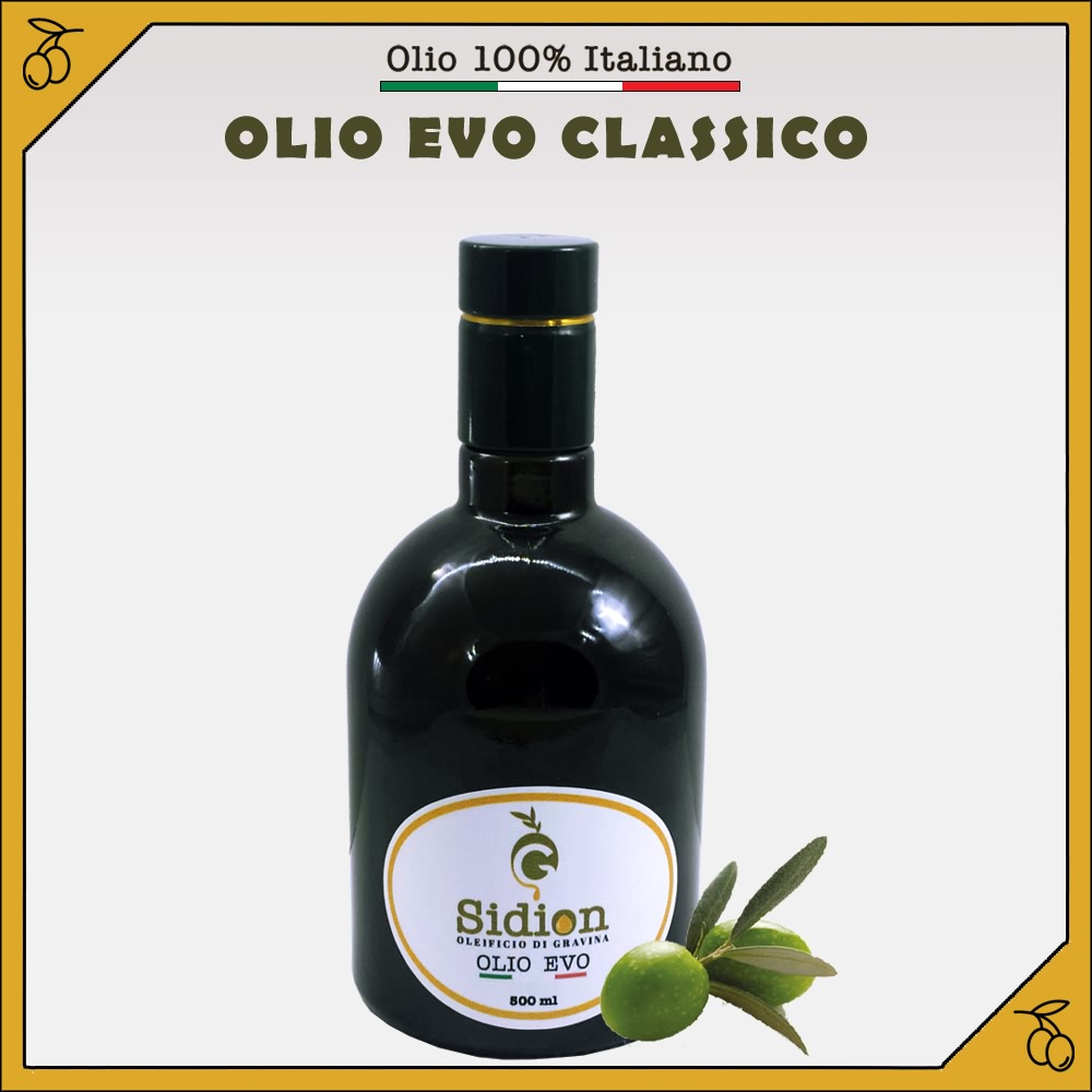 Olio EVO Classico
Bottiglia da 500 ml
