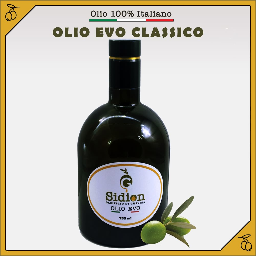 Olio EVO Classico
Bottiglia da 750 ml
