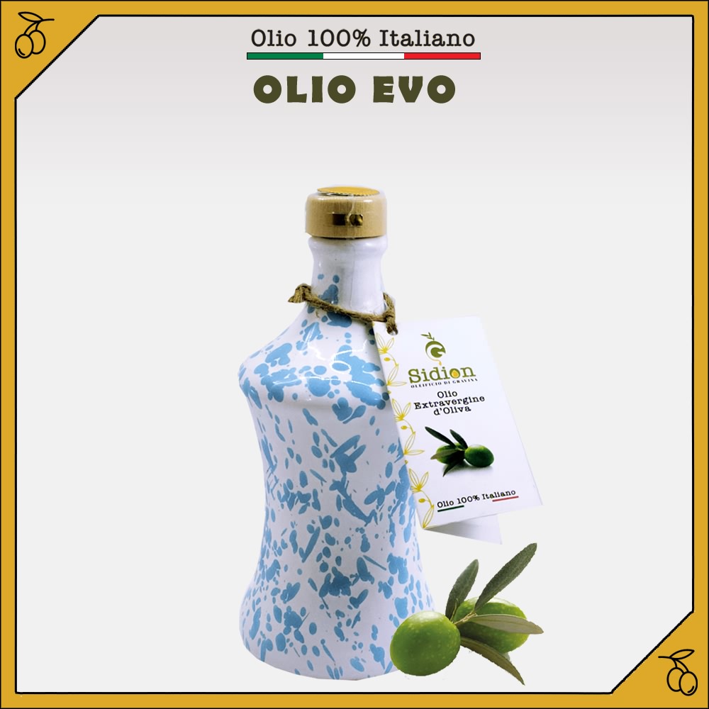 Olio EVO Classico
orcio pennellato celeste da 250 ml
