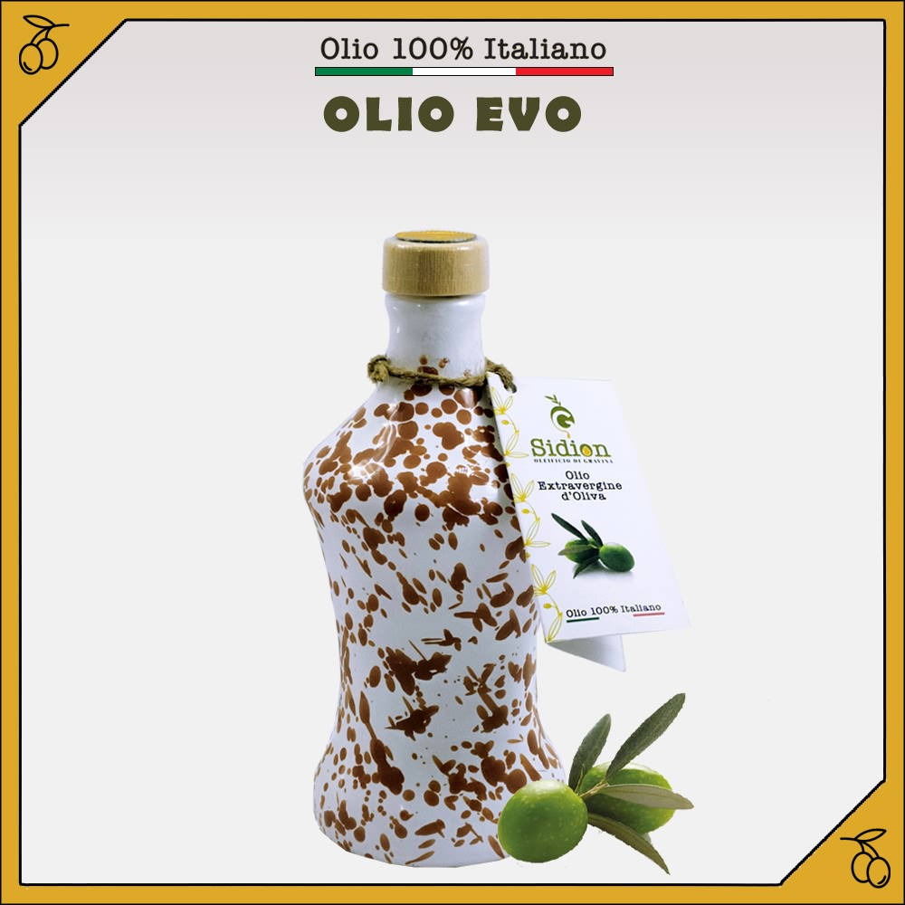 Olio EVO Classico
orcio pennellato marrone da 250 ml

