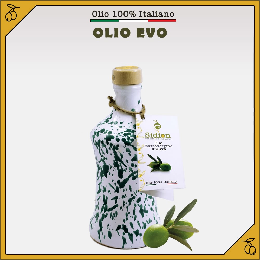 Olio EVO Classico
orcio pennellato verde da 250 ml
